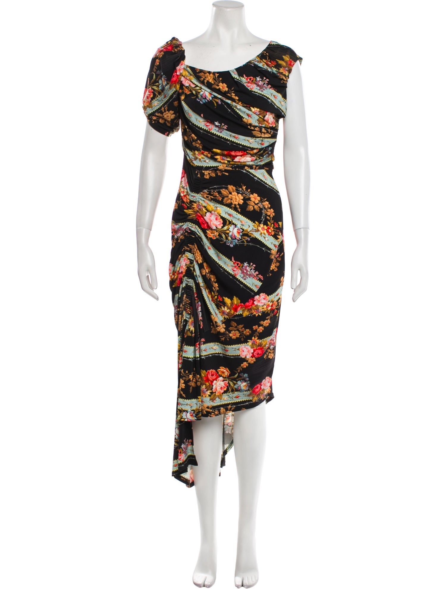 Preen by Thornton Bregazzi Printed Long Dress