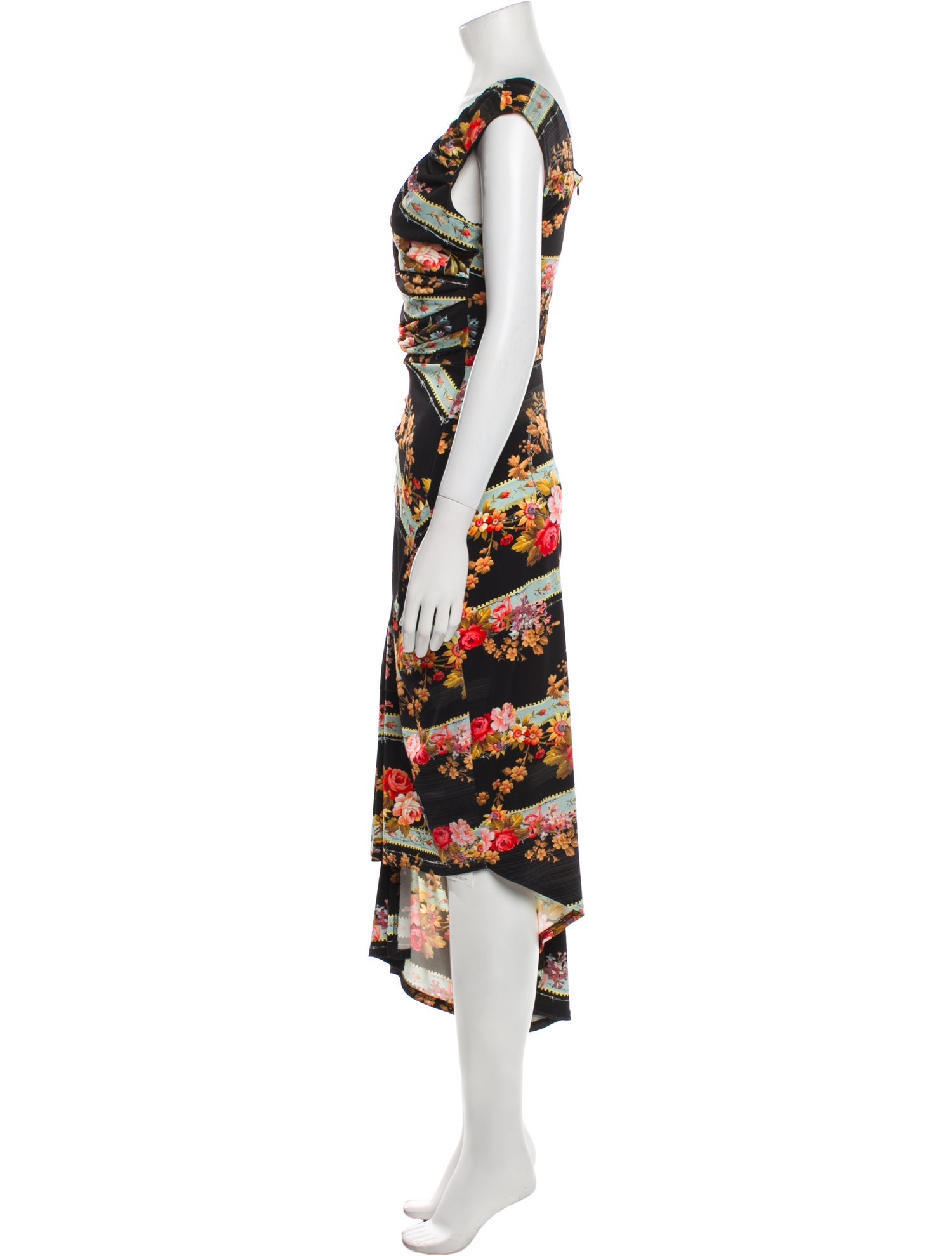 Preen by Thornton Bregazzi Printed Long Dress