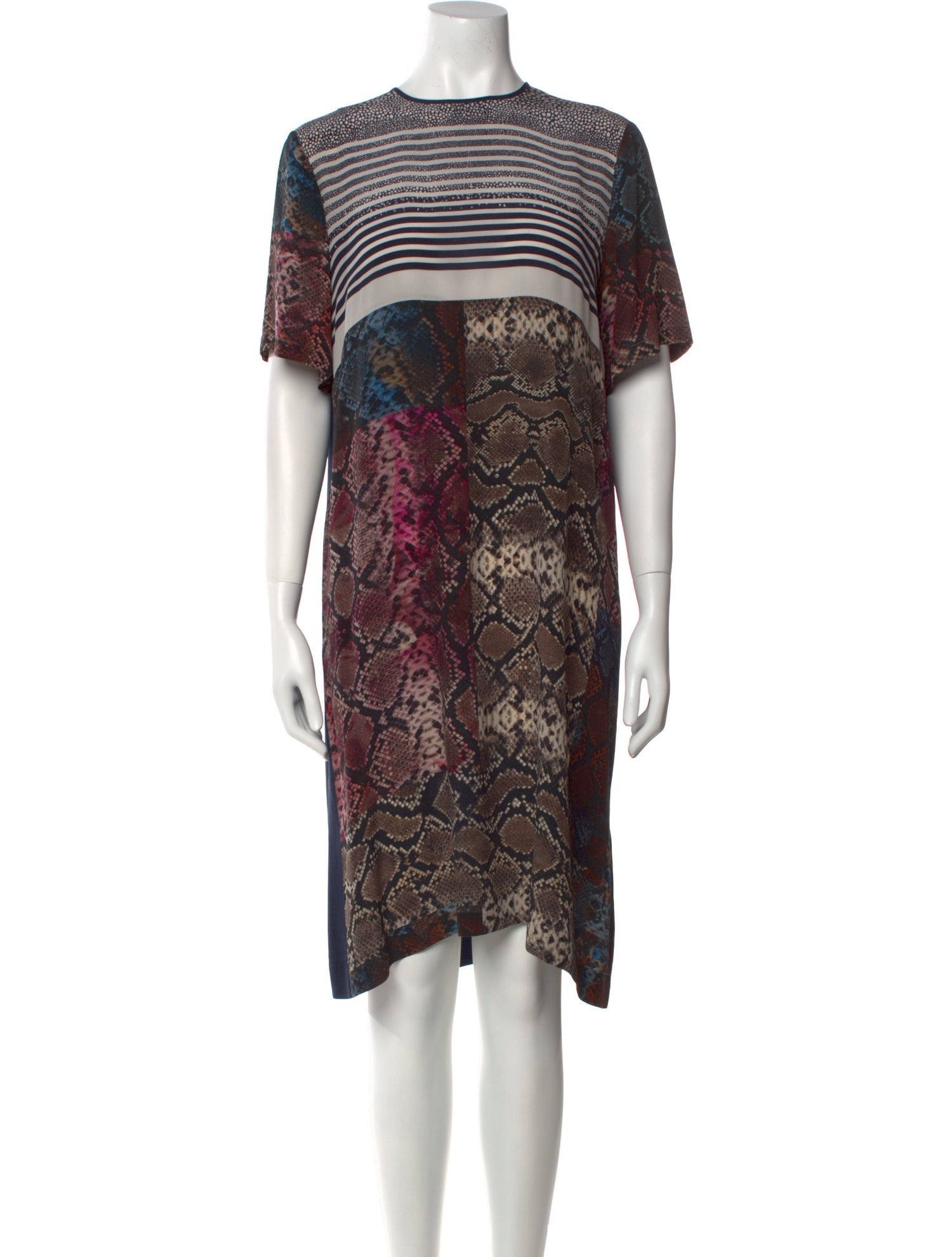 Preen by Thornton Bregazzi Silk Knee-Length Dress