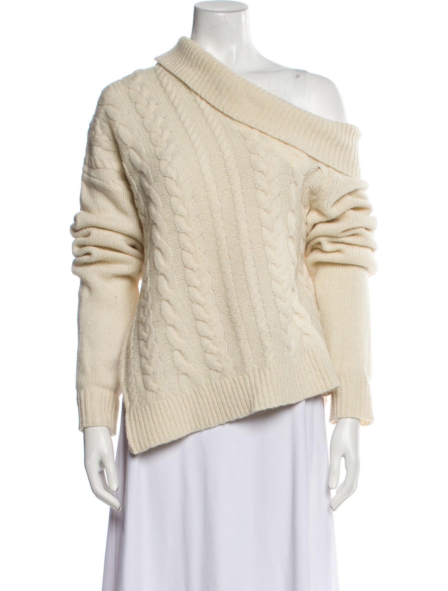 Preen by Thornton Bregazzi Wool Asymmetrical Sweater