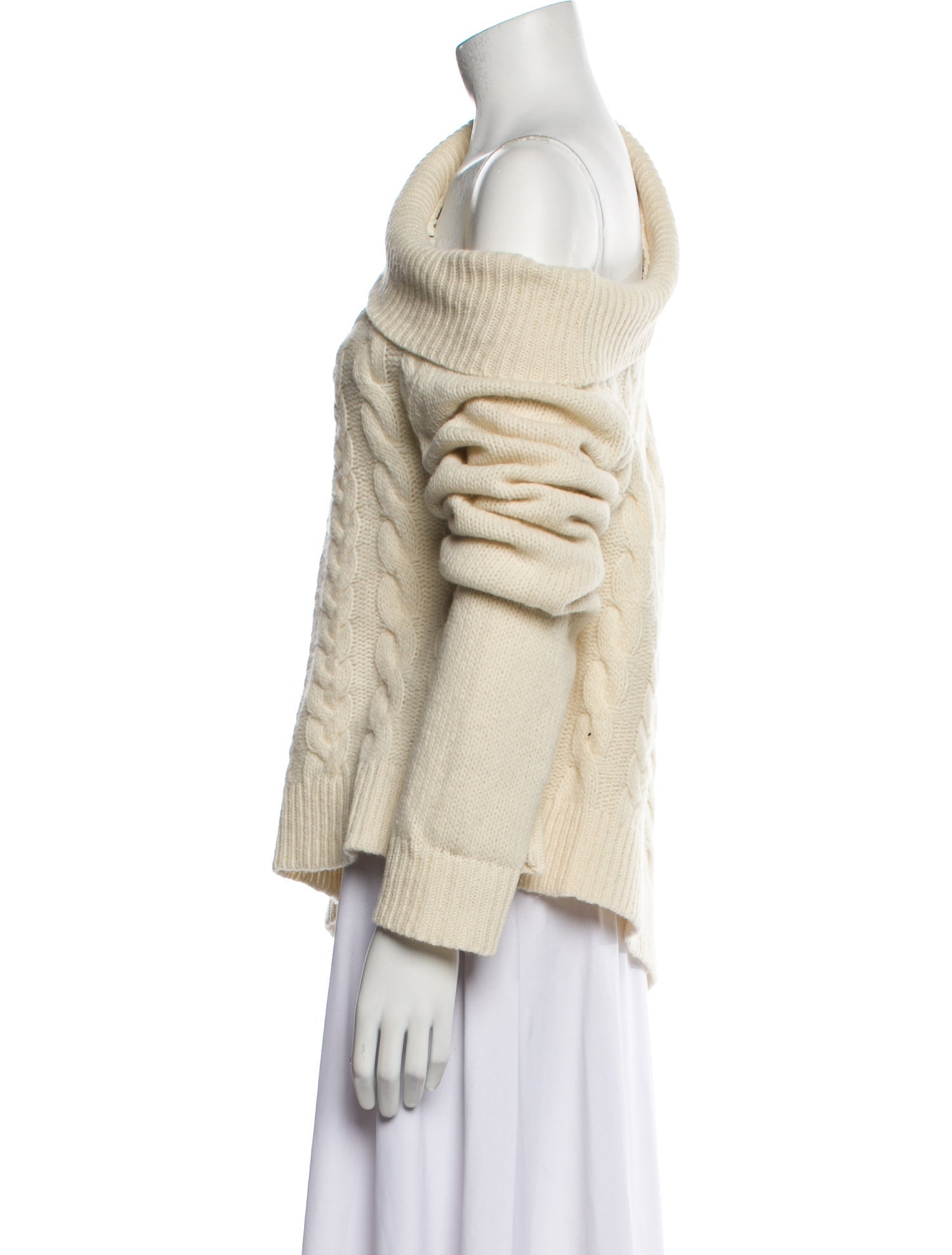 Preen by Thornton Bregazzi Wool Asymmetrical Sweater