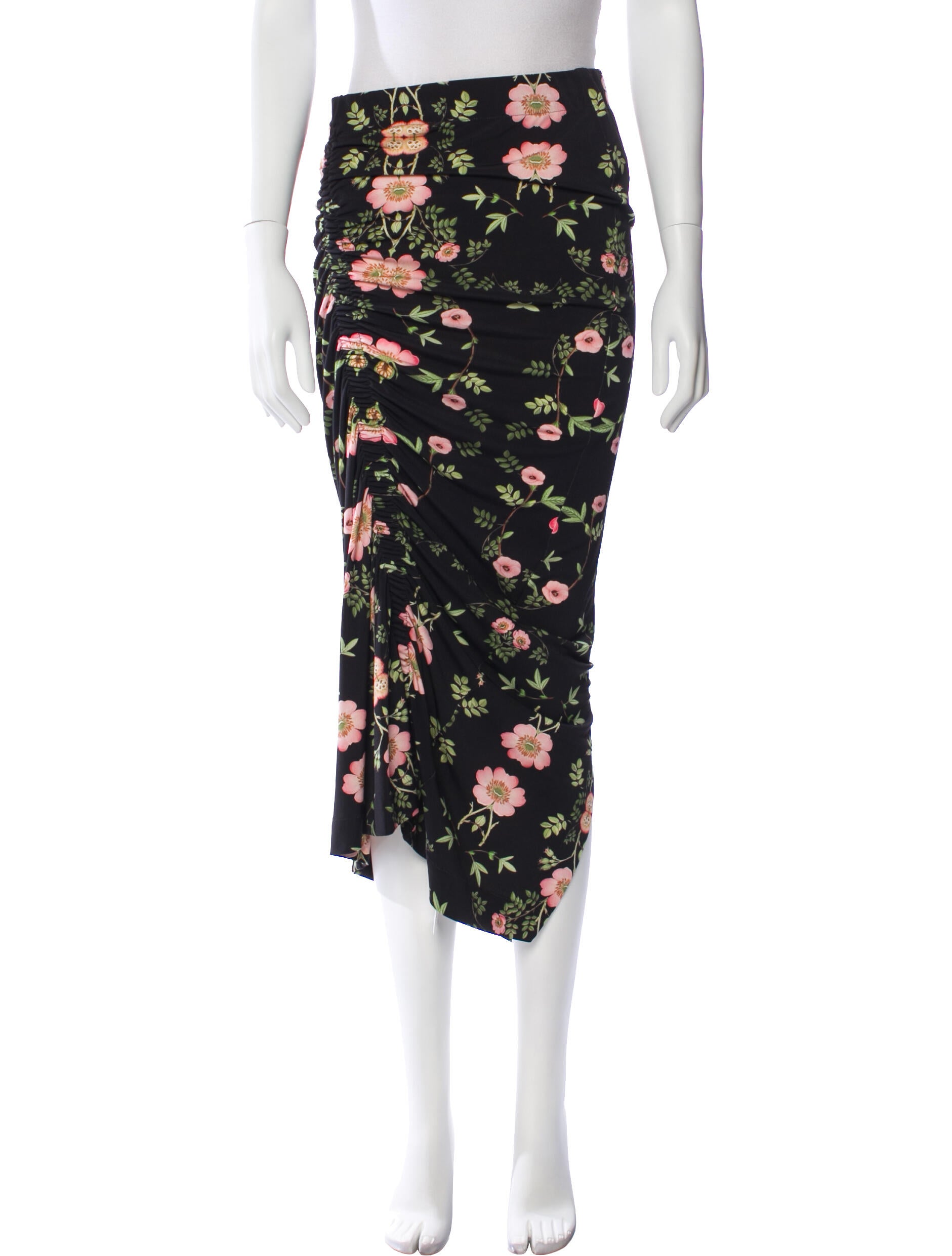 Preen by Thornton Bregazzi Floral Print Midi Length Skirt