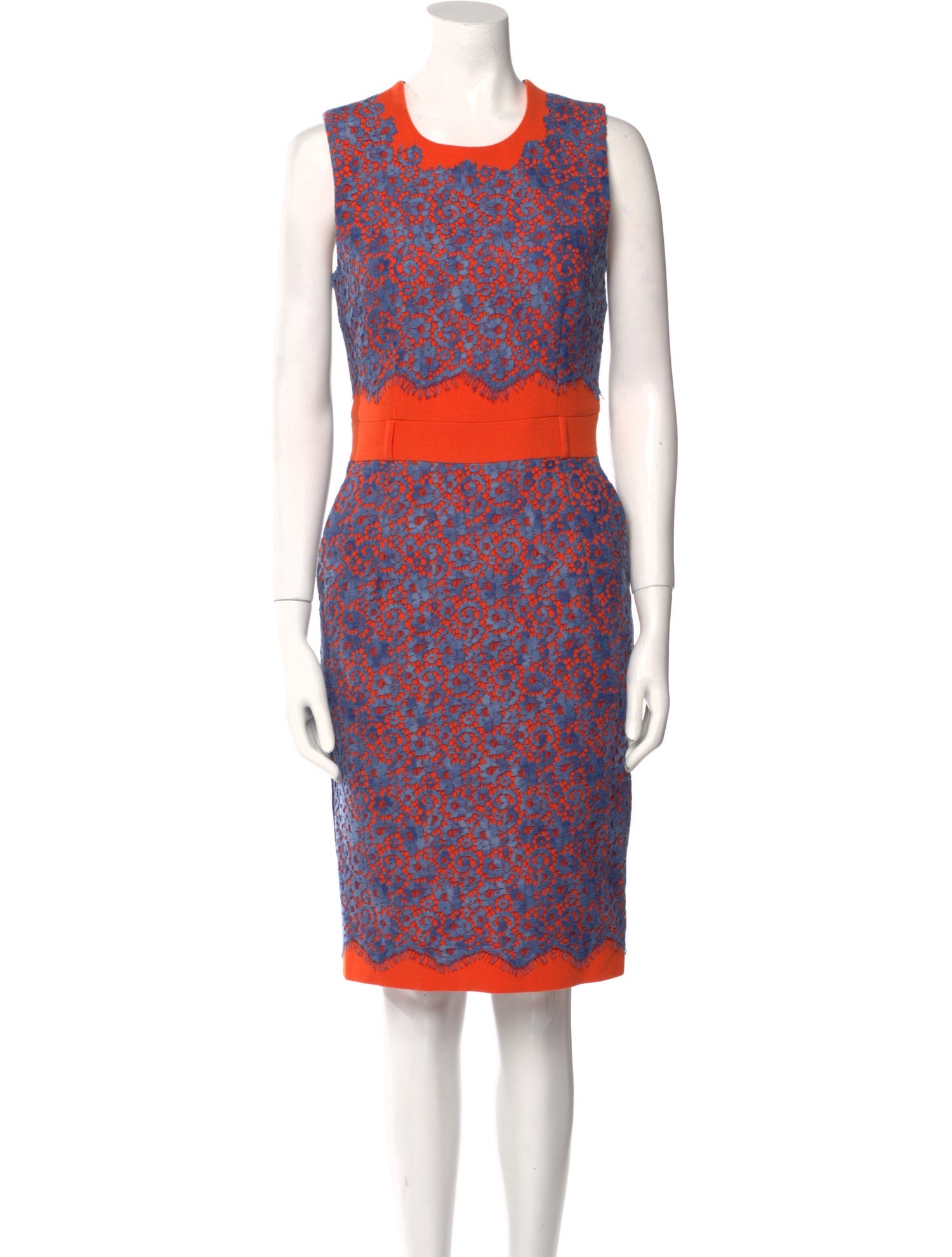Preen by Thornton Bregazzi Virgin Wool Knee-Length Dress