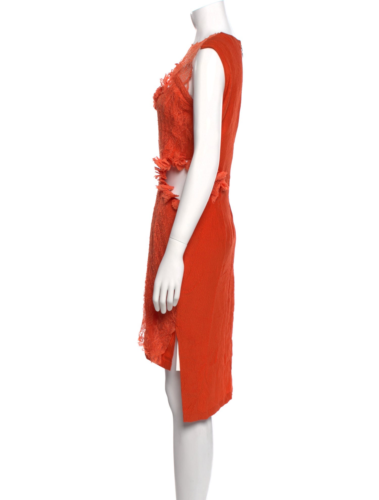 Preen by Thornton Bregazzi Crew Neck Knee-Length Dress