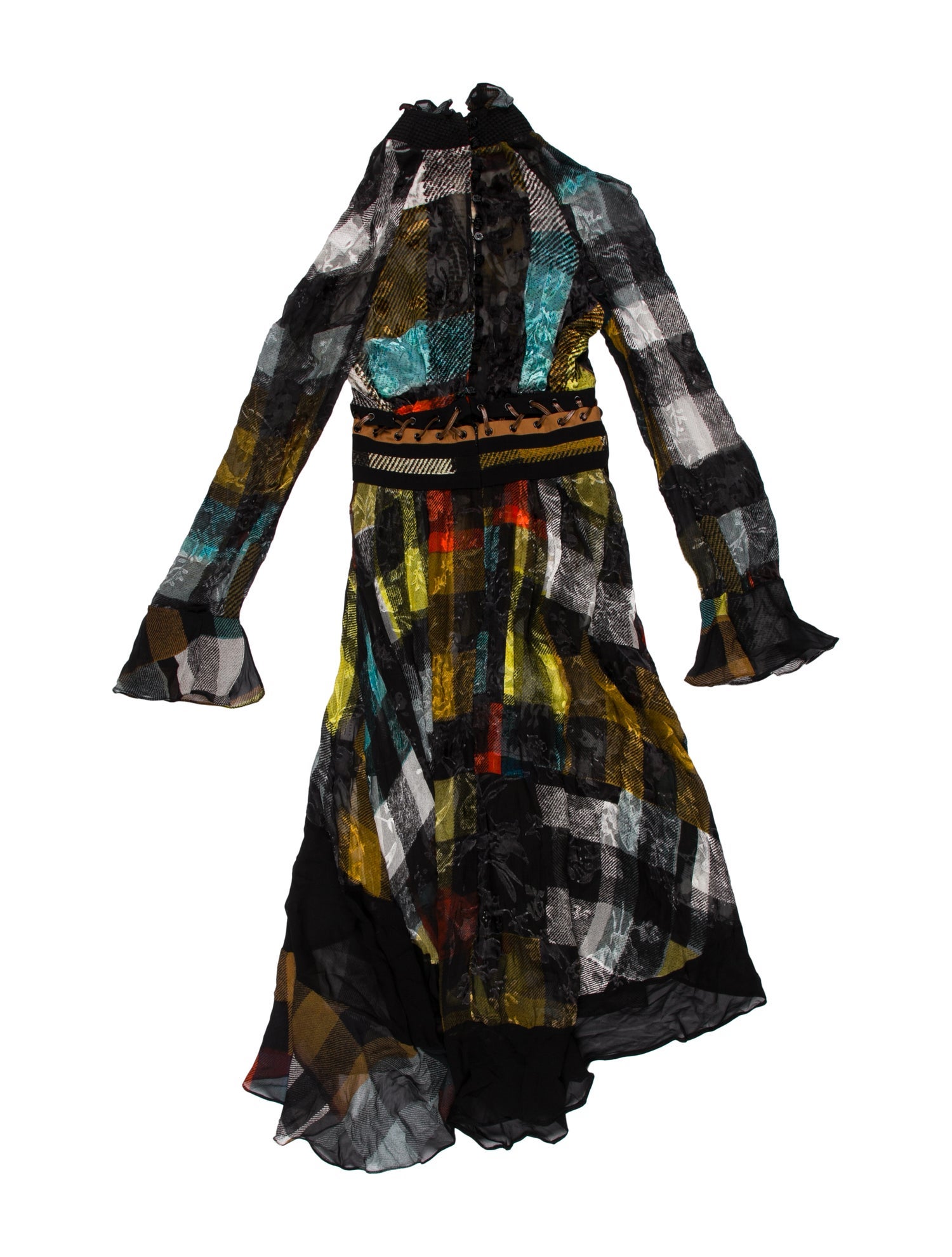 Preen by Thornton Bregazzi Printed Long Dress