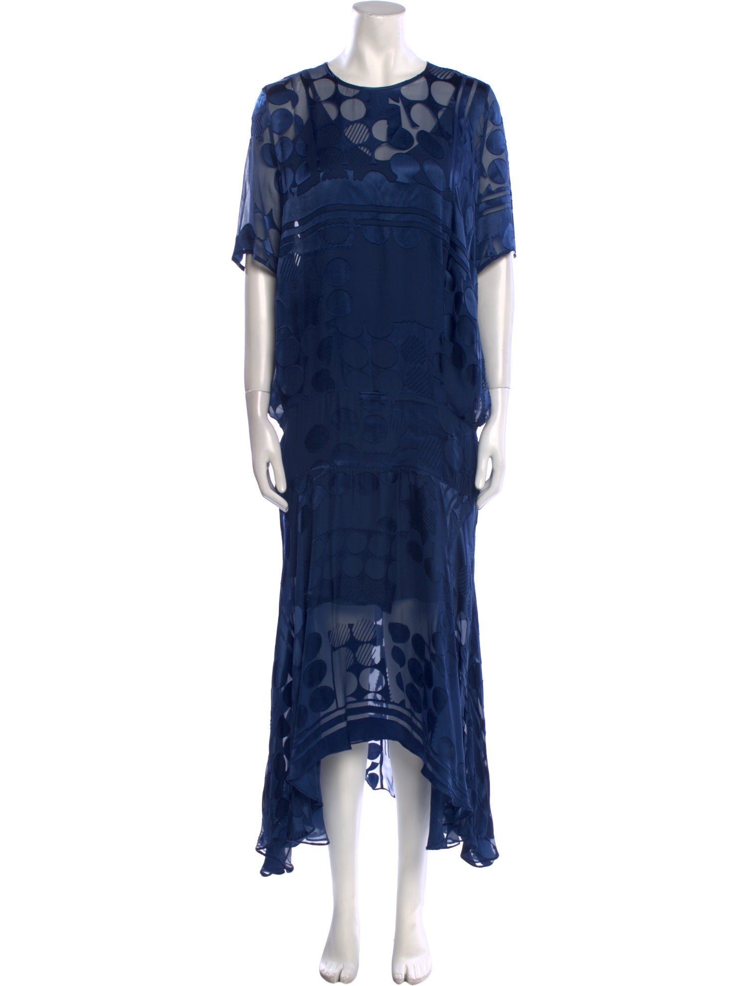 Preen by Thornton Bregazzi Crew Neck Long Dress