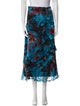 Preen by Thornton Bregazzi Floral Print Midi Length Skirt