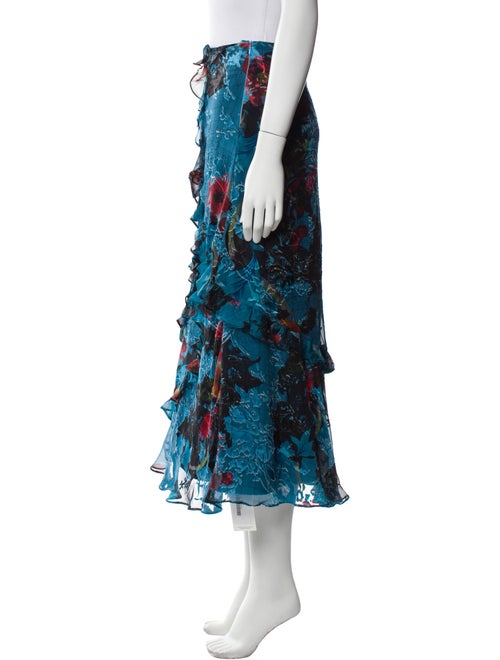 Preen by Thornton Bregazzi Floral Print Midi Length Skirt