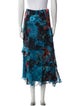 Preen by Thornton Bregazzi Floral Print Midi Length Skirt
