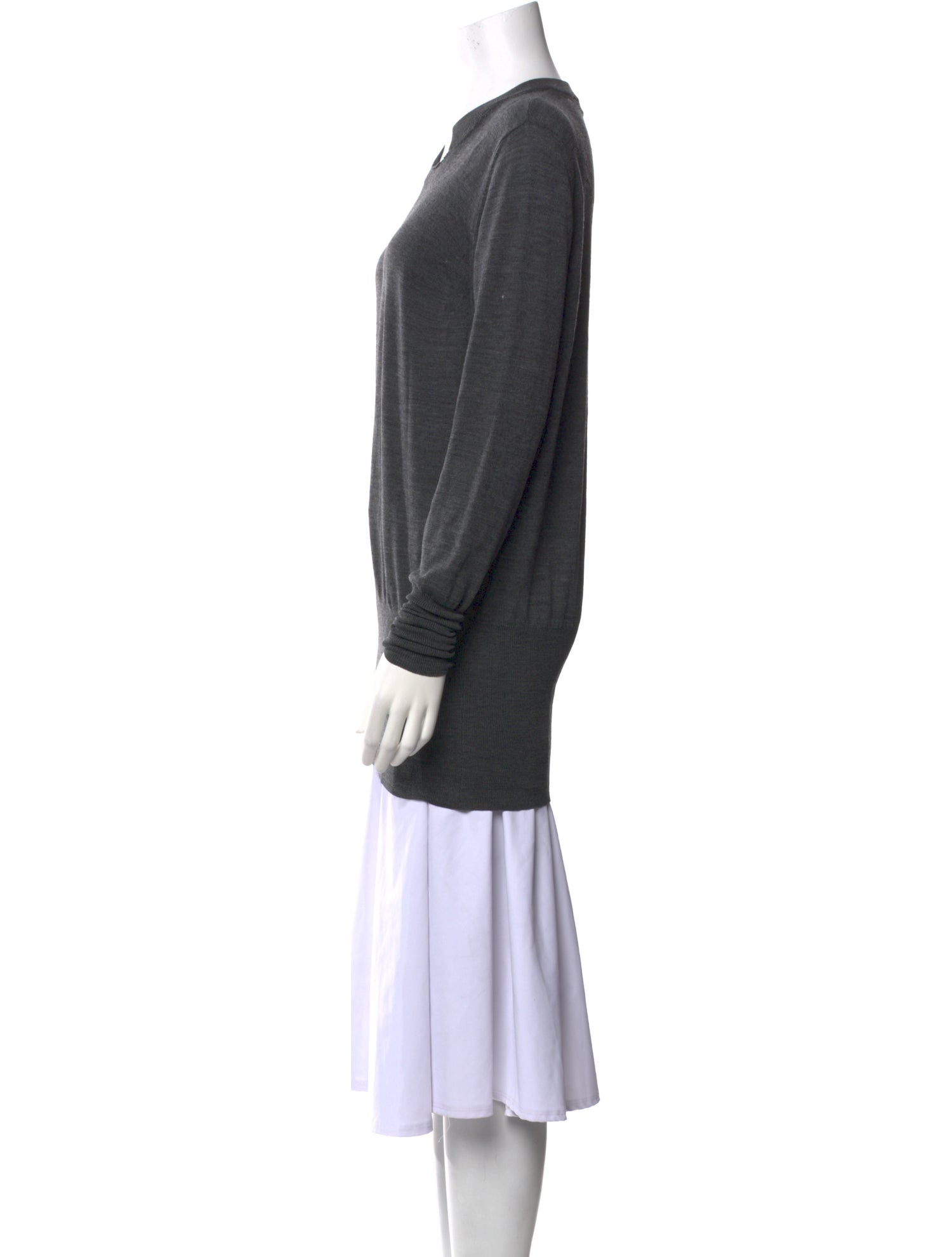 Preen by Thornton Bregazzi Merino Wool Crew Neck Sweater