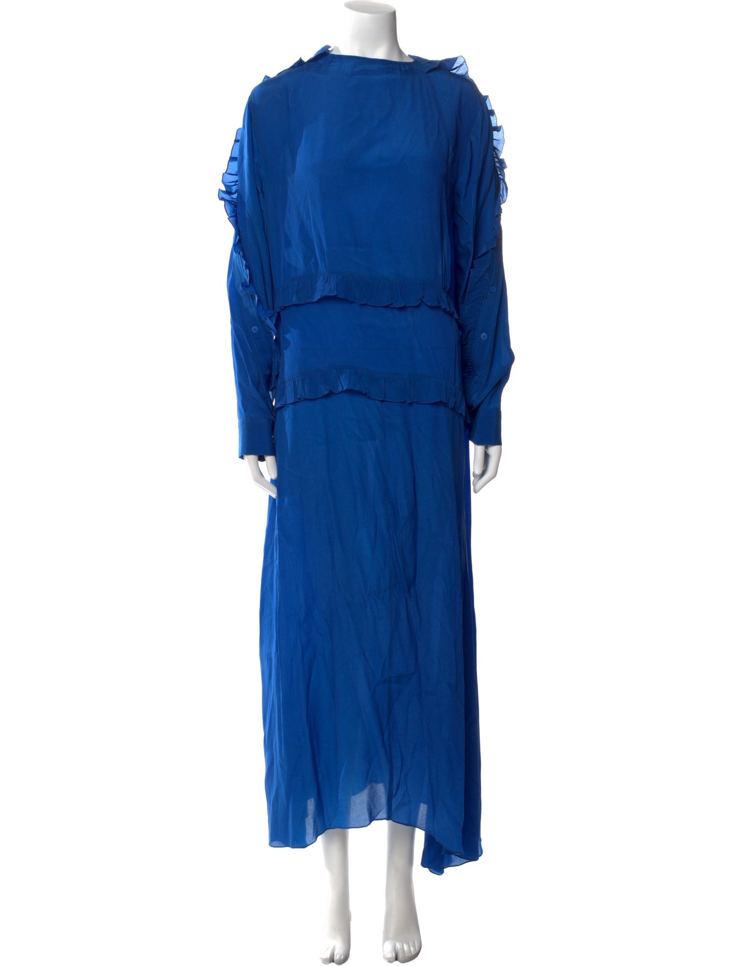 Preen by Thornton Bregazzi Asymmetrical Long Dress