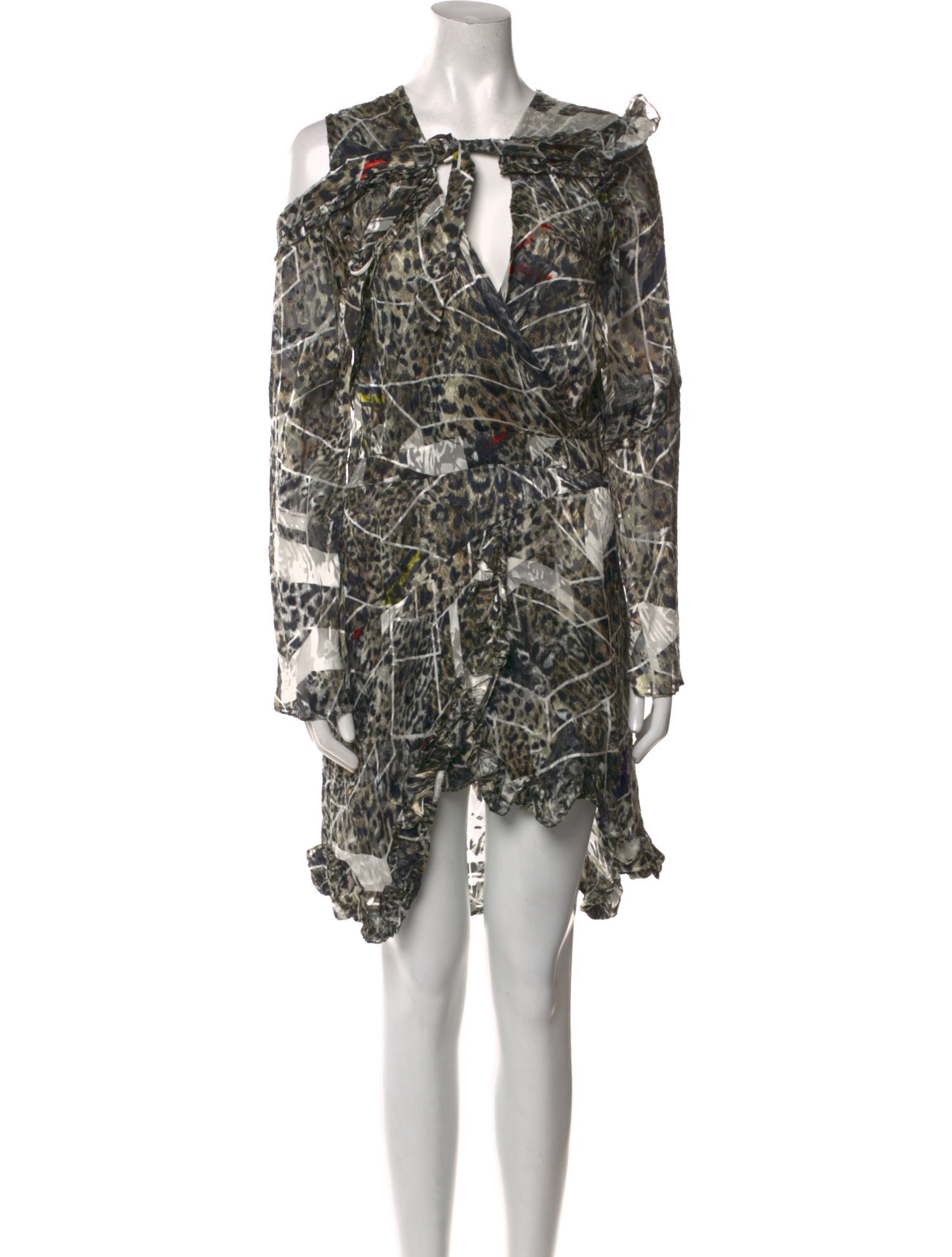 Preen by Thornton Bregazzi Silk Knee-Length Dress