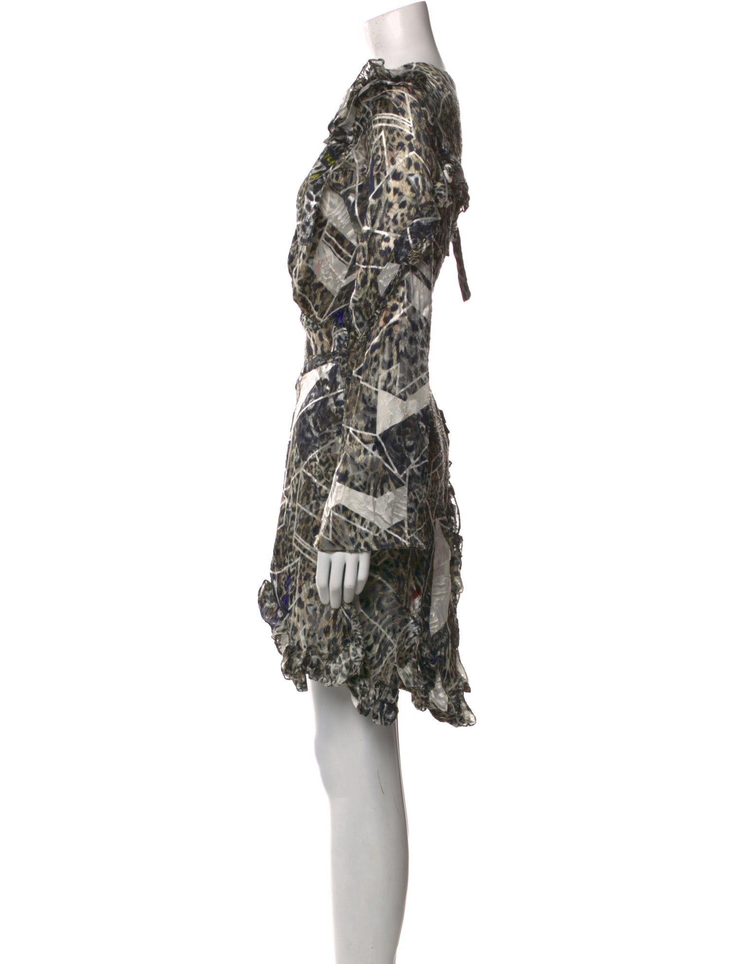 Preen by Thornton Bregazzi Silk Knee-Length Dress