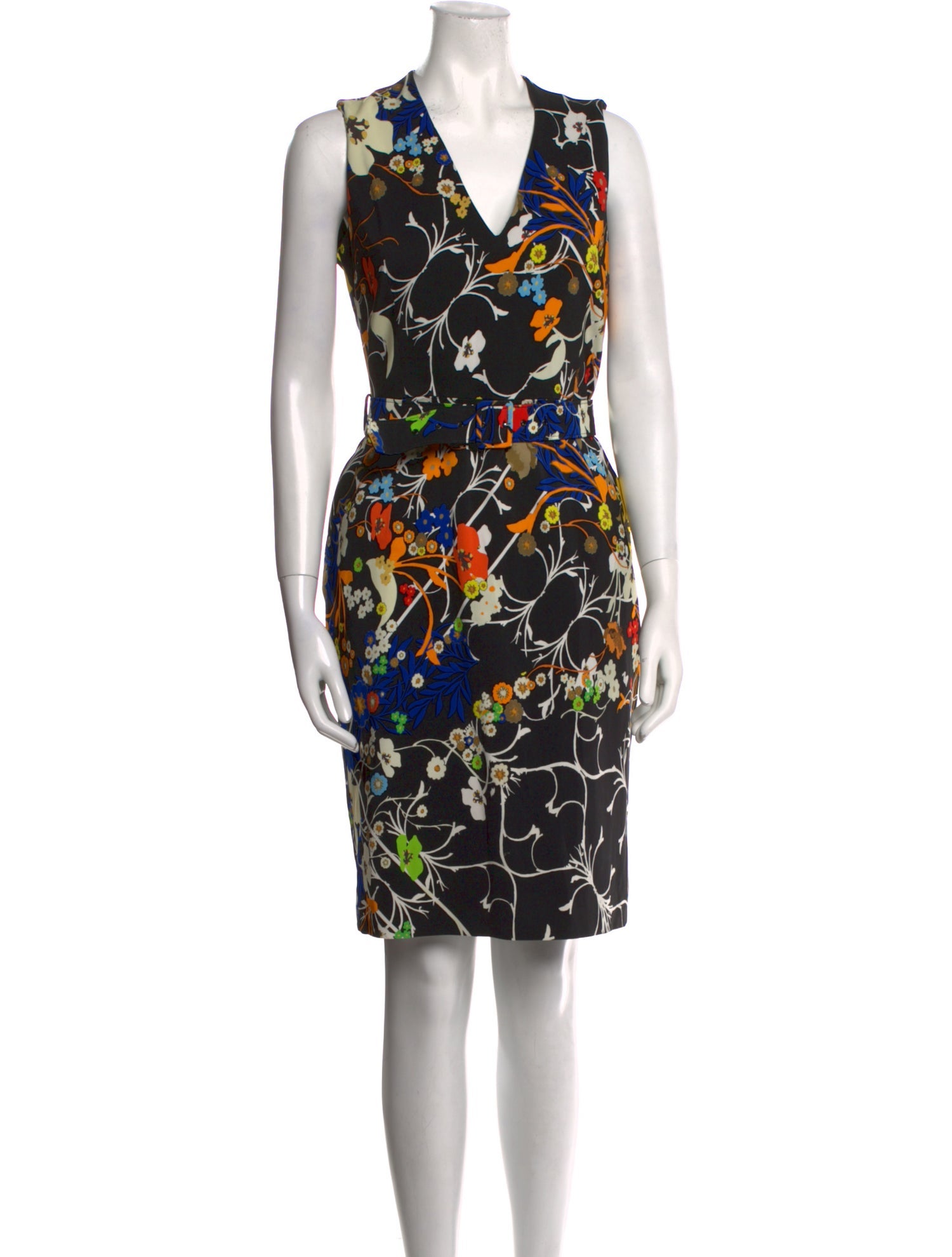 Preen by Thornton Bregazzi Printed Knee-Length Dress