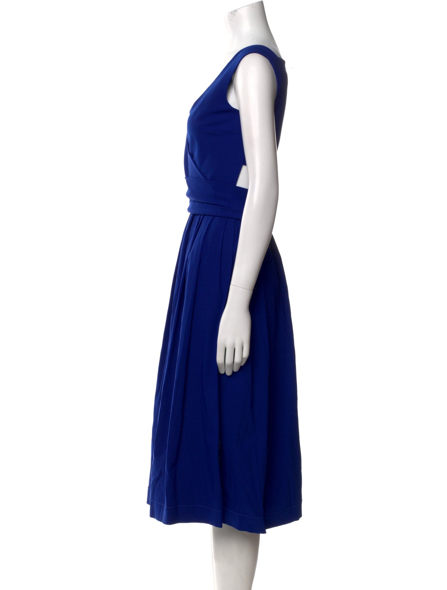 Preen by Thornton Bregazzi V-Neck Midi Length Dress