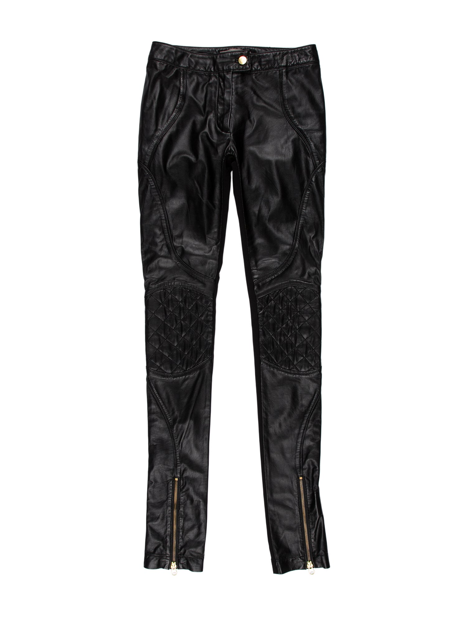 Preen by Thornton Bregazzi Leather Skinny Leg Pants