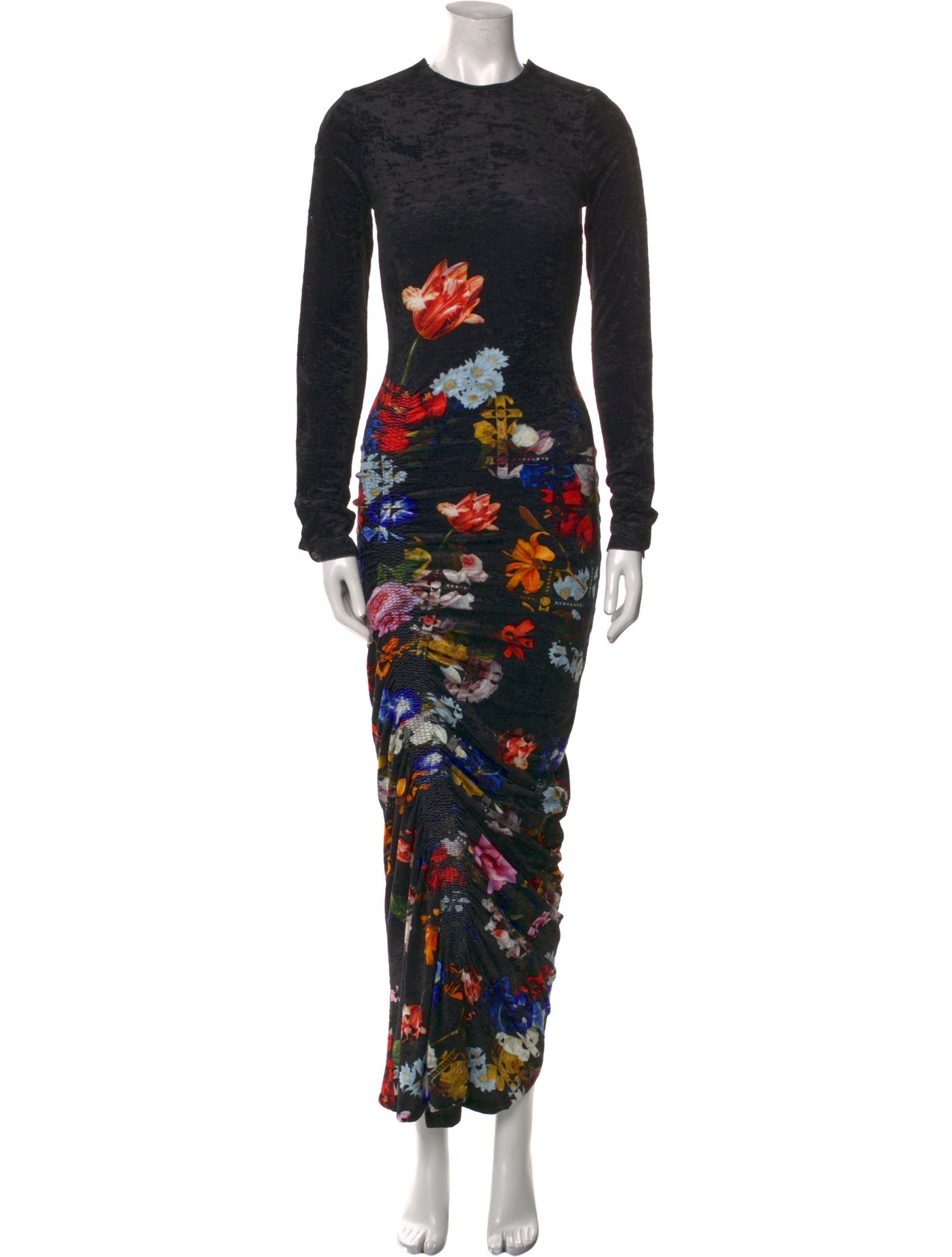 Preen by Thornton Bregazzi Floral Print Long Dress