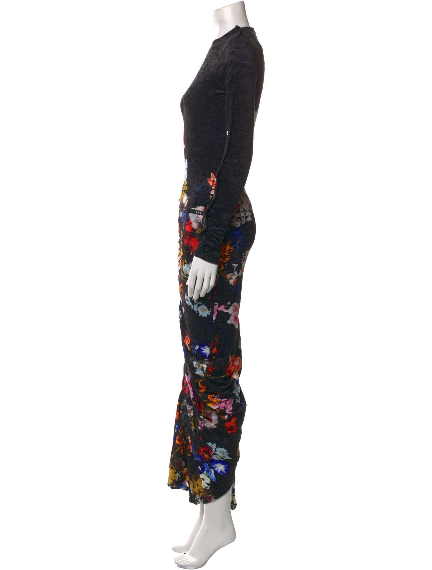 Preen by Thornton Bregazzi Floral Print Long Dress