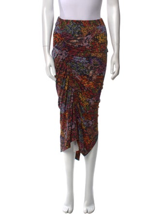 Preen by Thornton Bregazzi Floral Print Midi Length Skirt