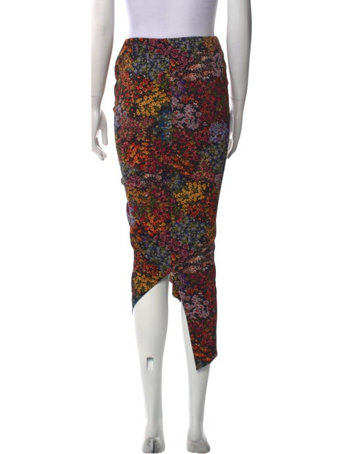 Preen by Thornton Bregazzi Floral Print Midi Length Skirt
