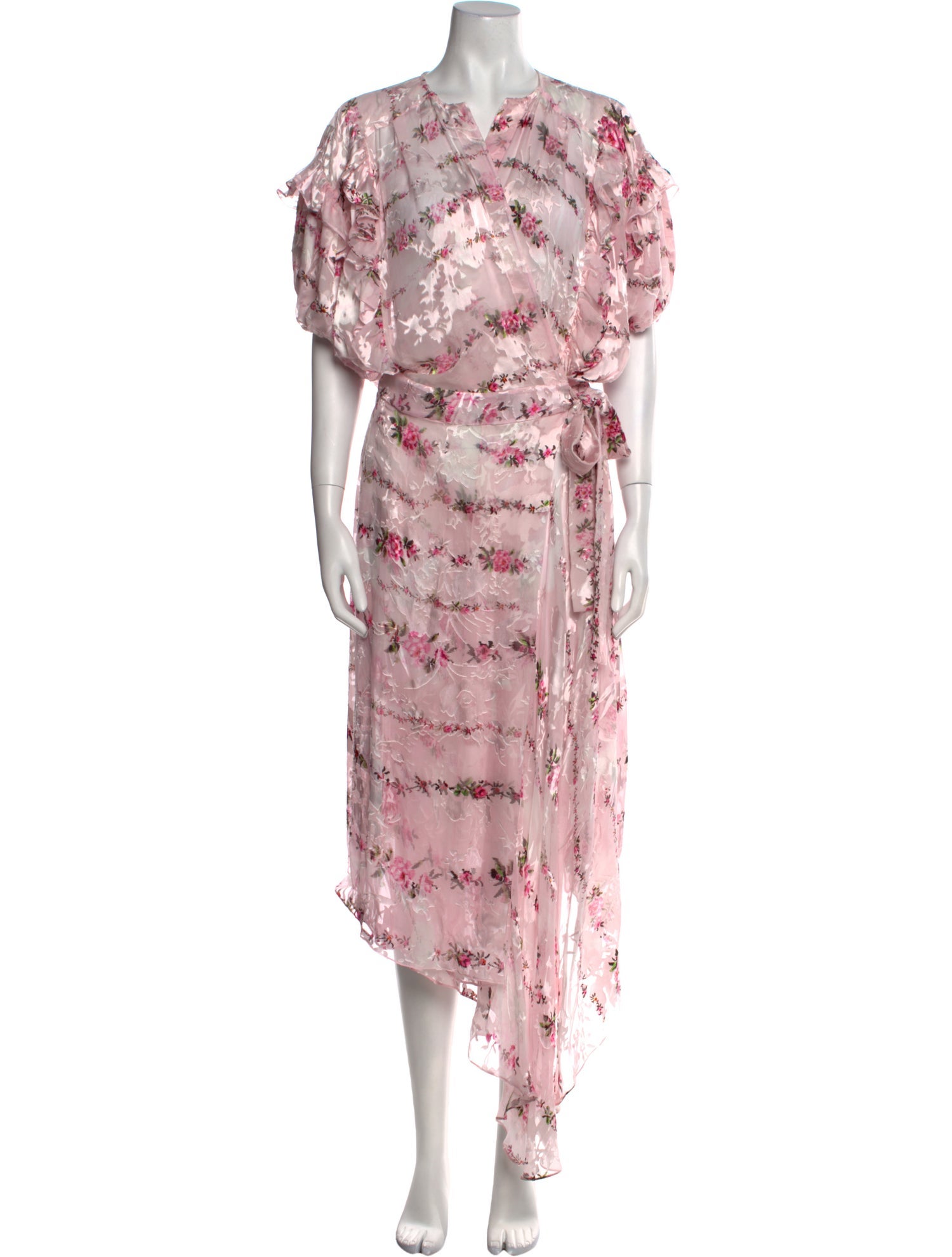 Preen by Thornton Bregazzi Printed Long Dress