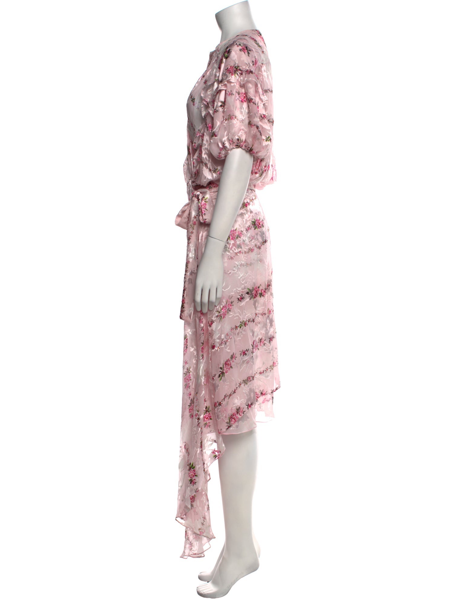 Preen by Thornton Bregazzi Printed Long Dress