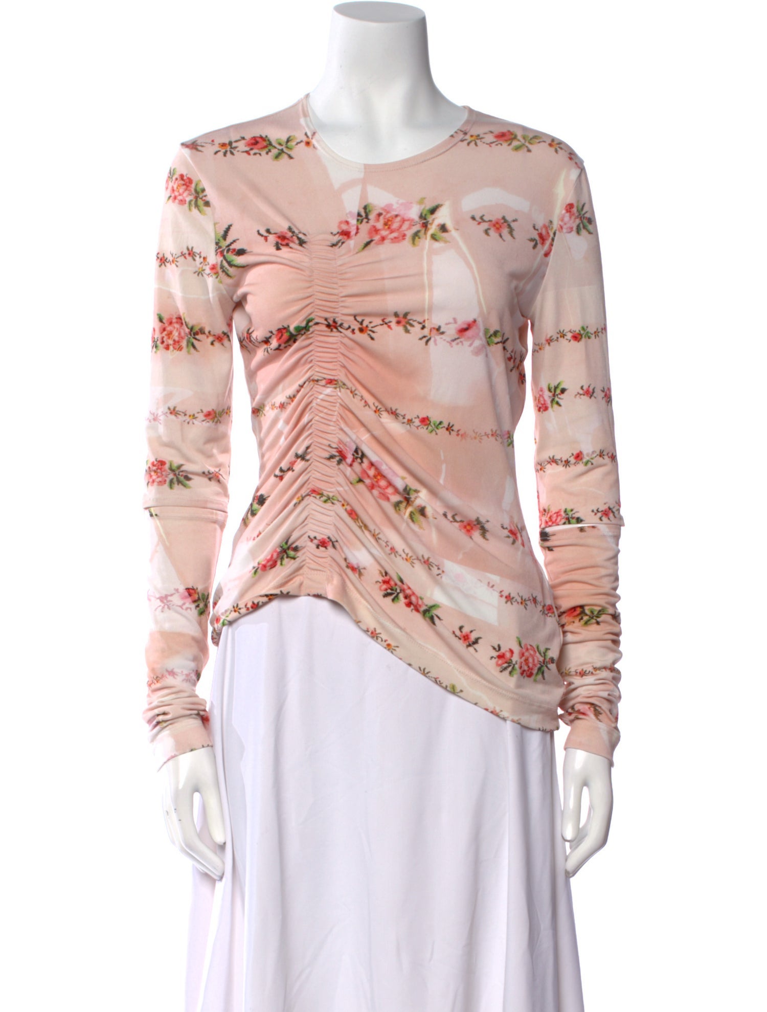 Preen by Thornton Bregazzi Printed Scoop Neck Blouse