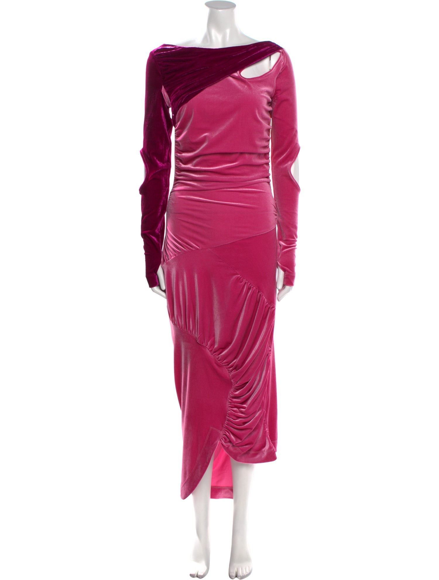 Preen by Thornton Bregazzi Bateau Neckline Long Dress