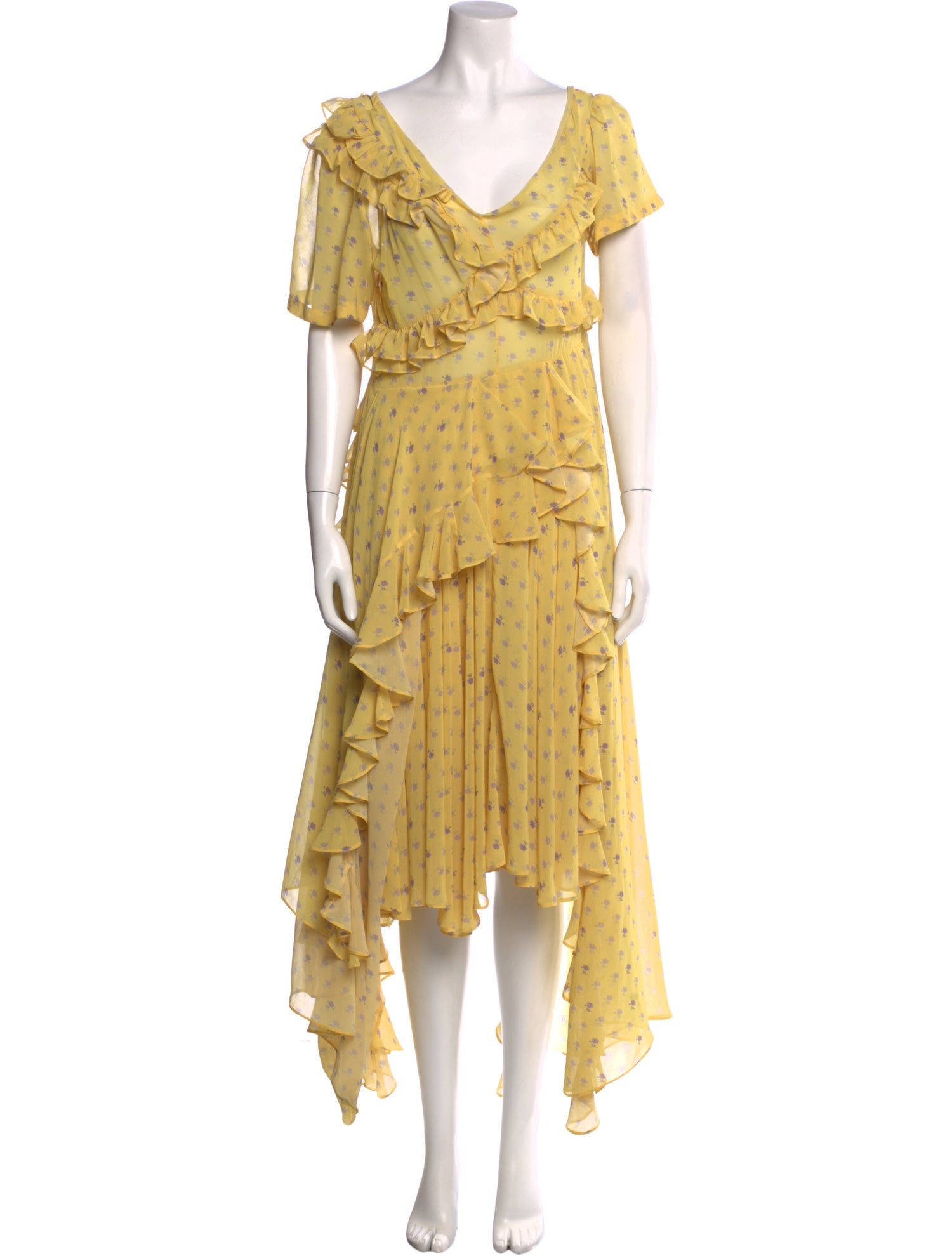 Preen by Thornton Bregazzi Printed Long Dress