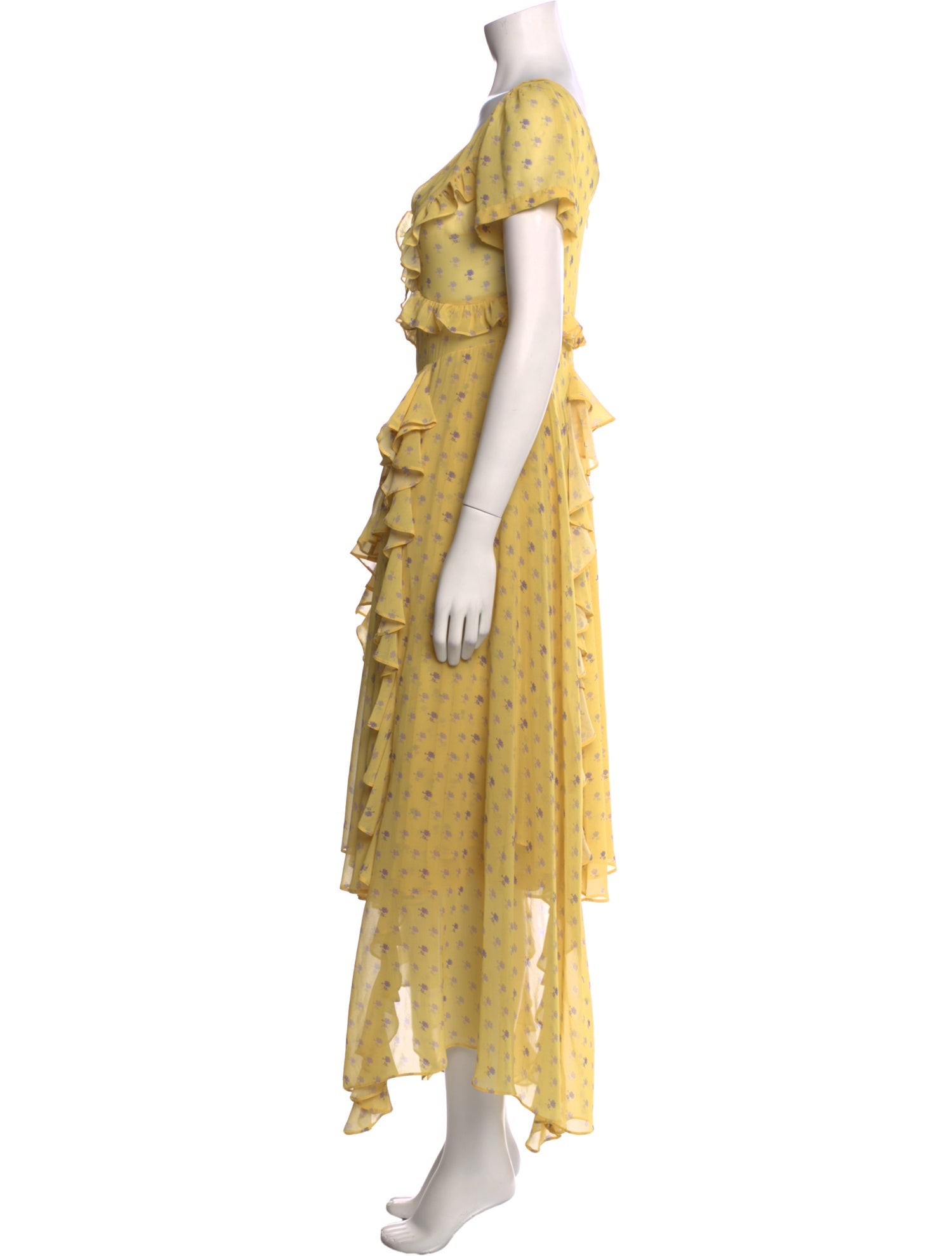 Preen by Thornton Bregazzi Printed Long Dress