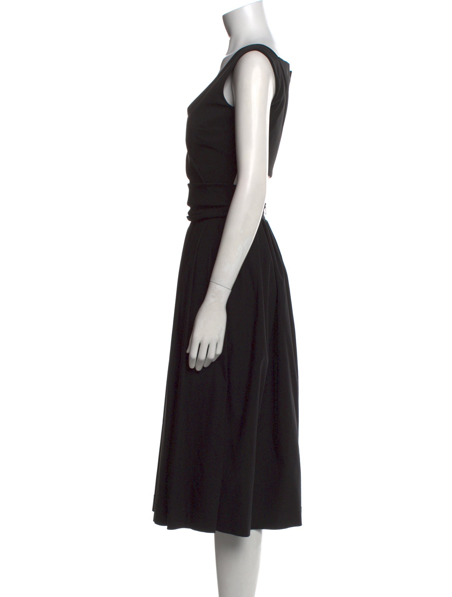 Preen by Thornton Bregazzi V-Neck Midi Length Dress