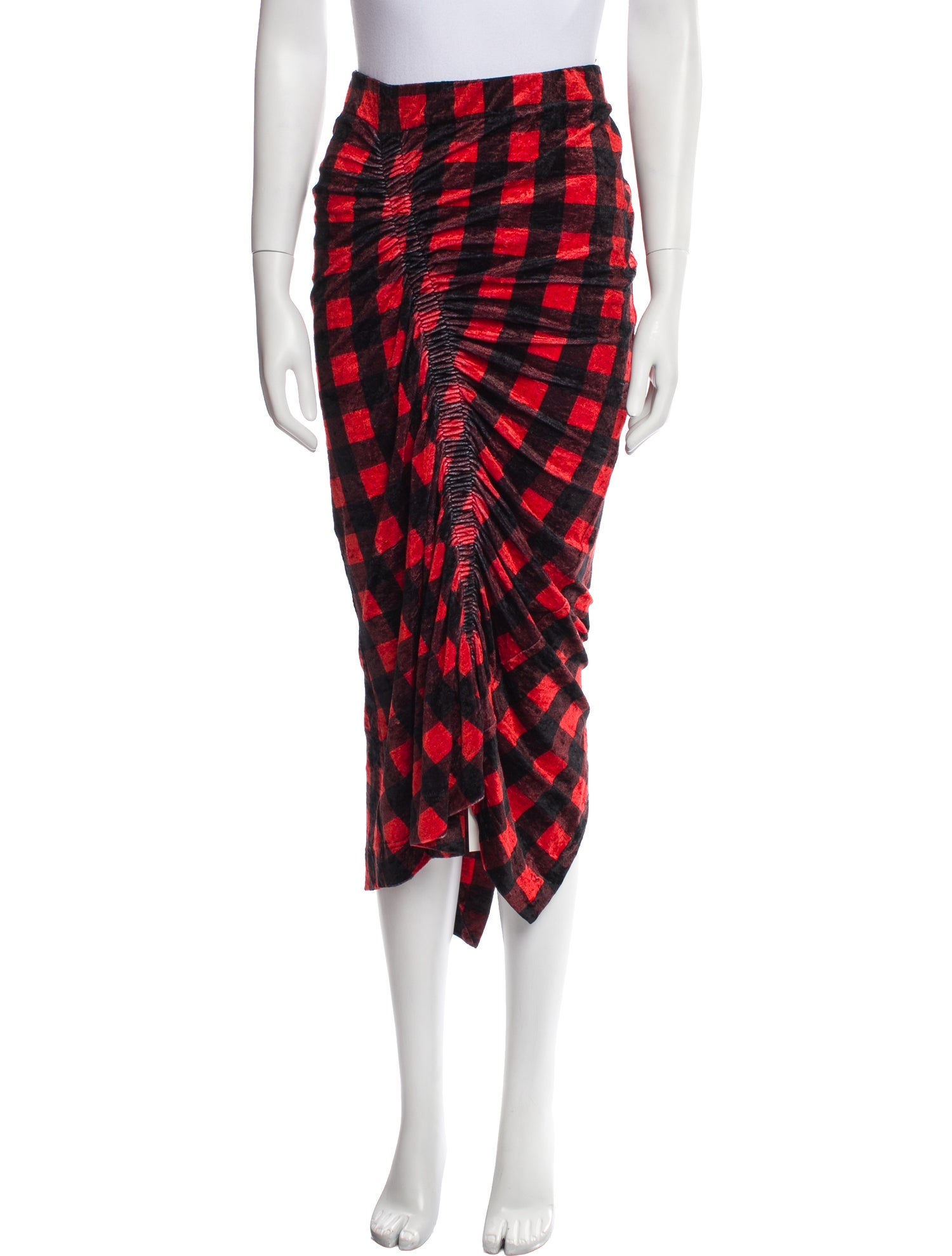 Preen by Thornton Bregazzi Nylon Midi Length Skirt