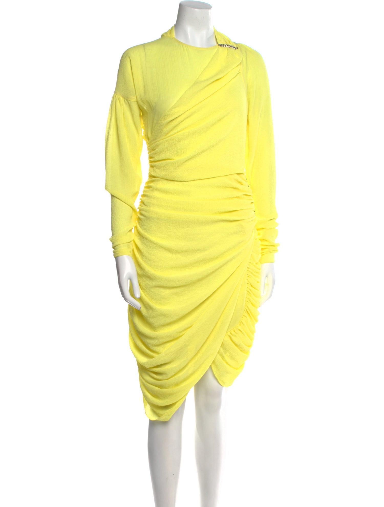 Preen by Thornton Bregazzi Cowl Neck Midi Length Dress