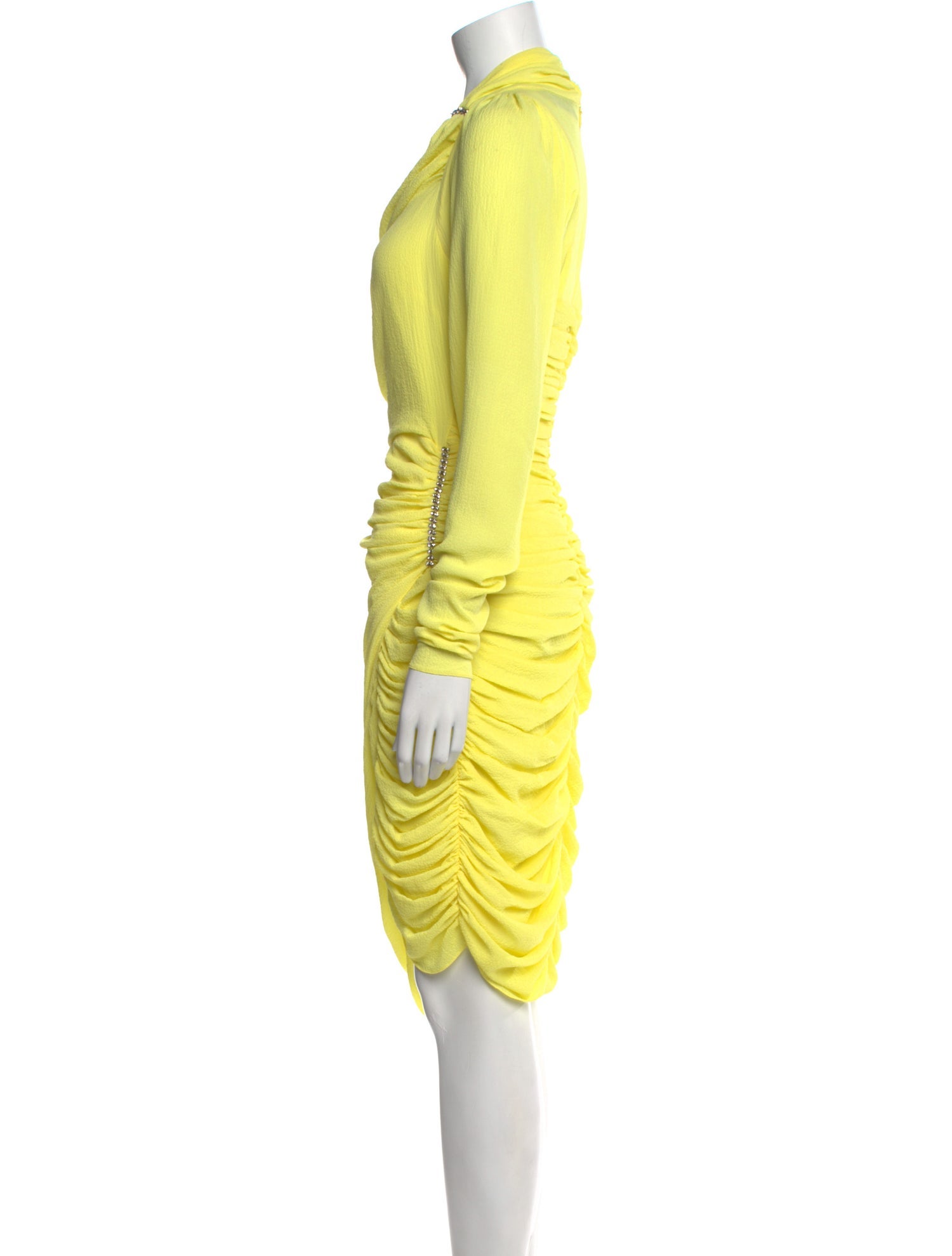 Preen by Thornton Bregazzi Cowl Neck Midi Length Dress