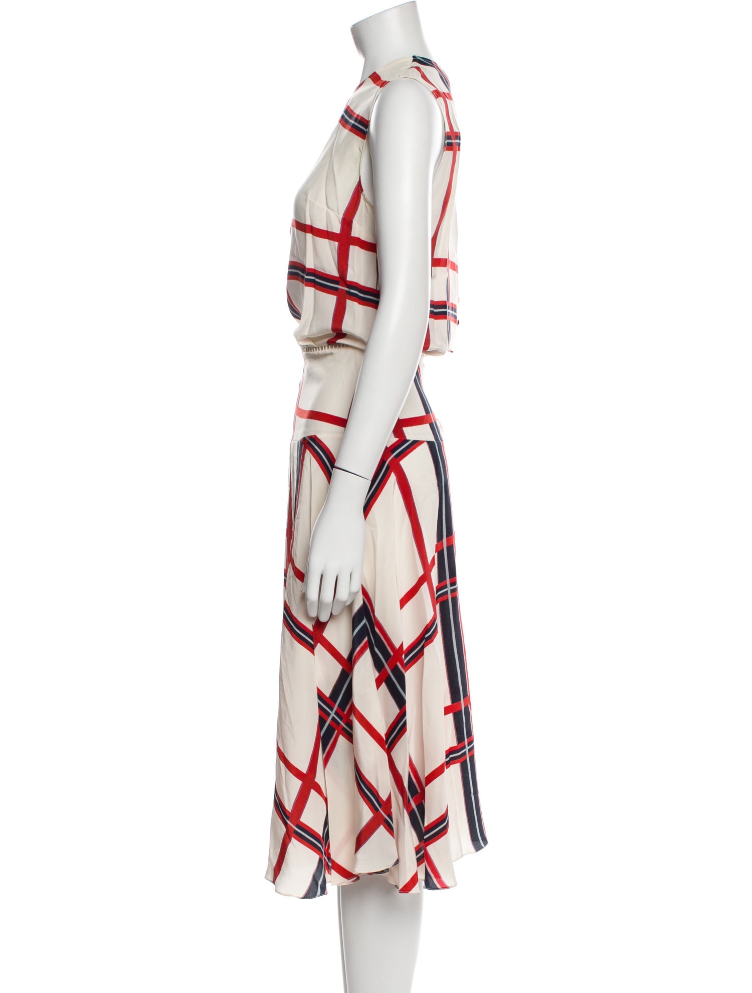 Preen by Thornton Bregazzi Silk Midi Length Dress