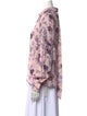 Preen by Thornton Bregazzi Floral Print Long Sleeve Button-Up Top