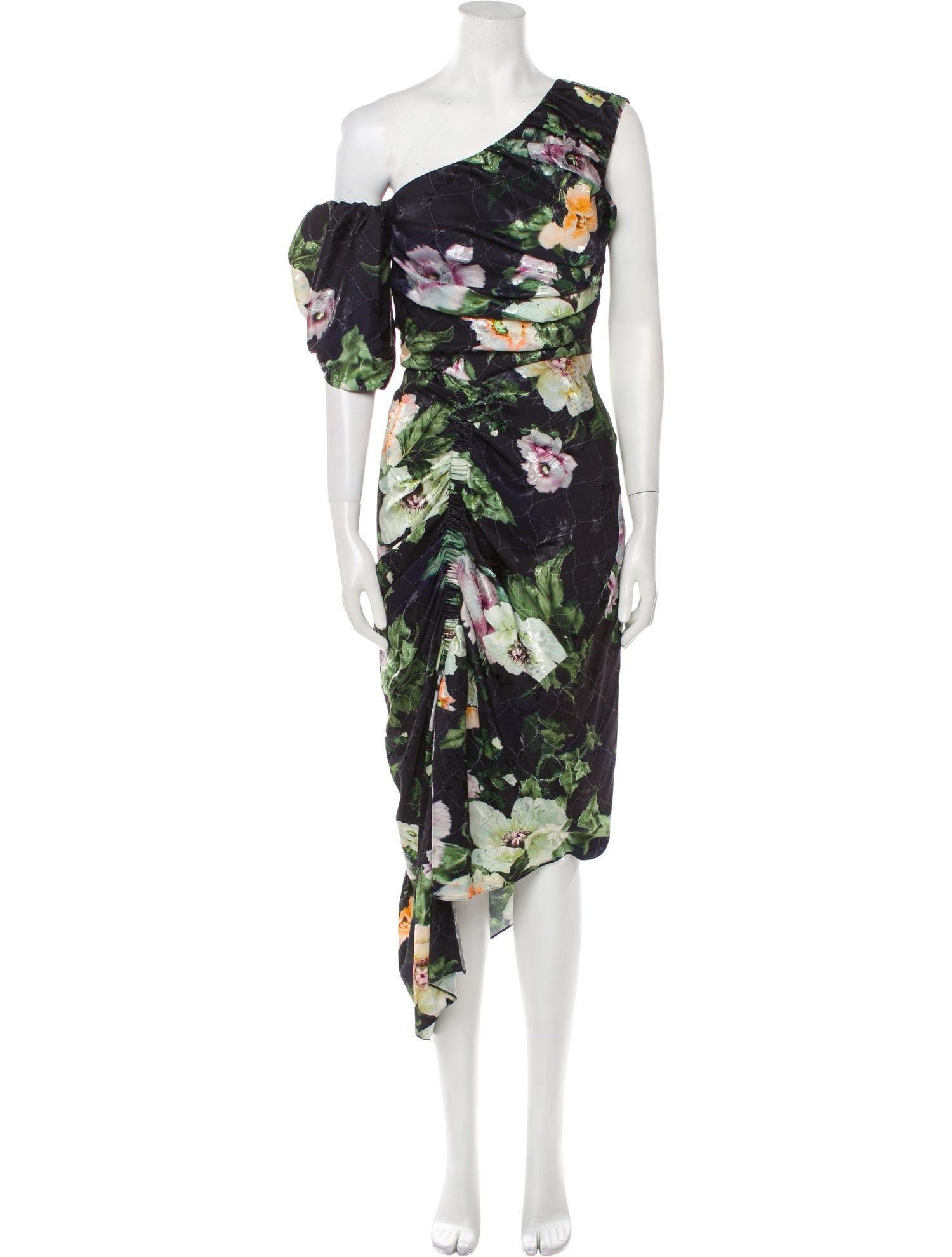 Preen by Thornton Bregazzi Floral Print Knee-Length Dress