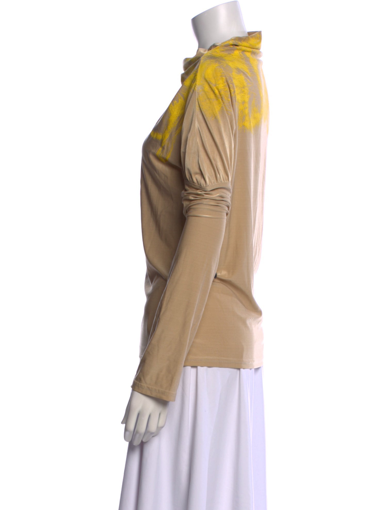 Preen by Thornton Bregazzi Cowl Neck Long Sleeve Top