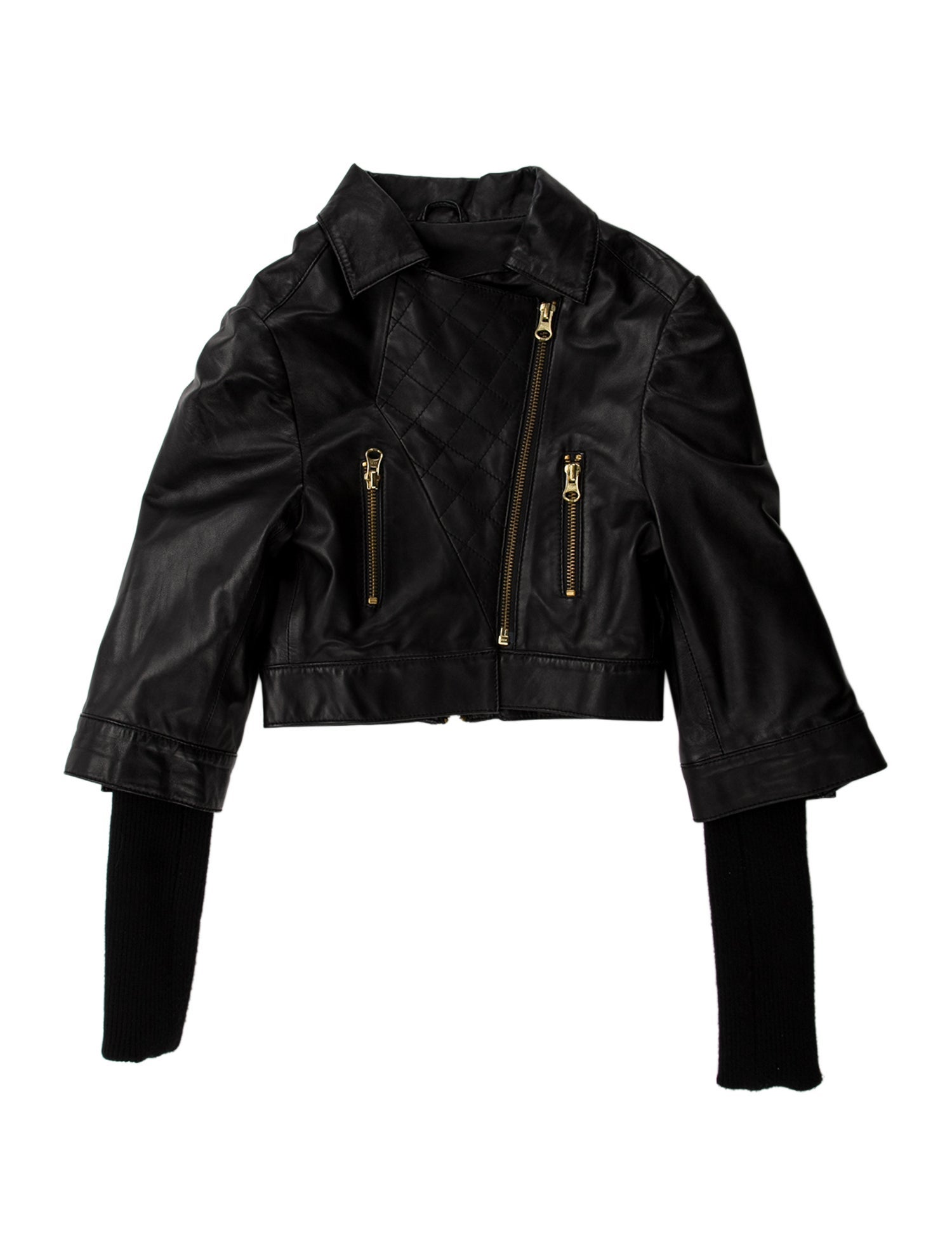 Preen by Thornton Bregazzi Leather Biker Jacket