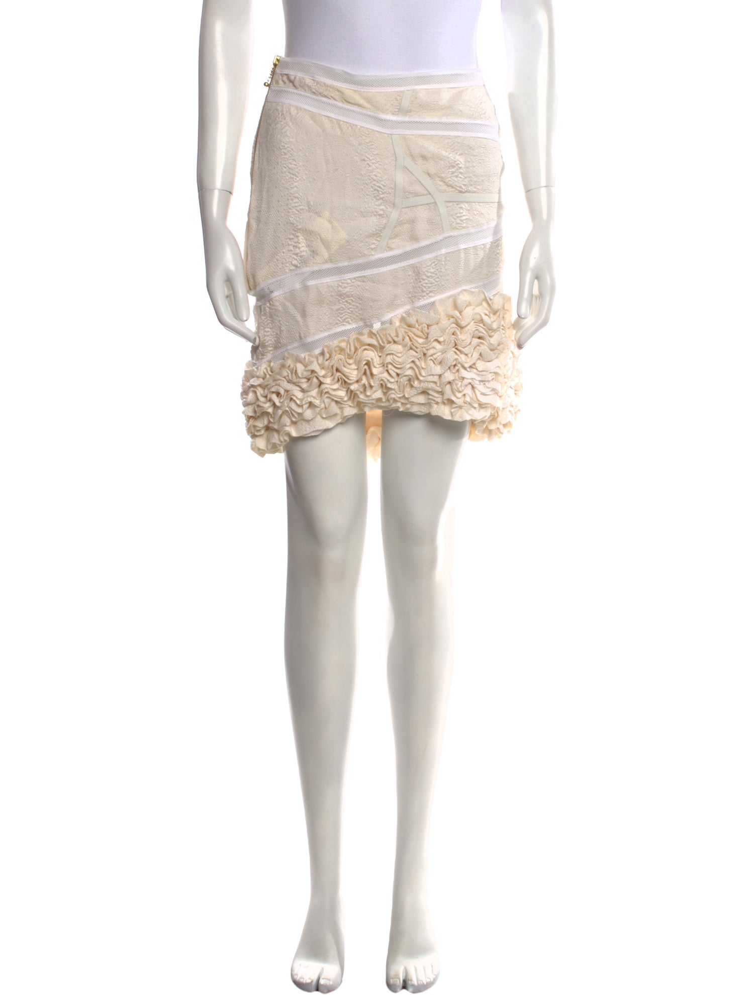 Preen by Thornton Bregazzi Silk Knee-Length Skirt