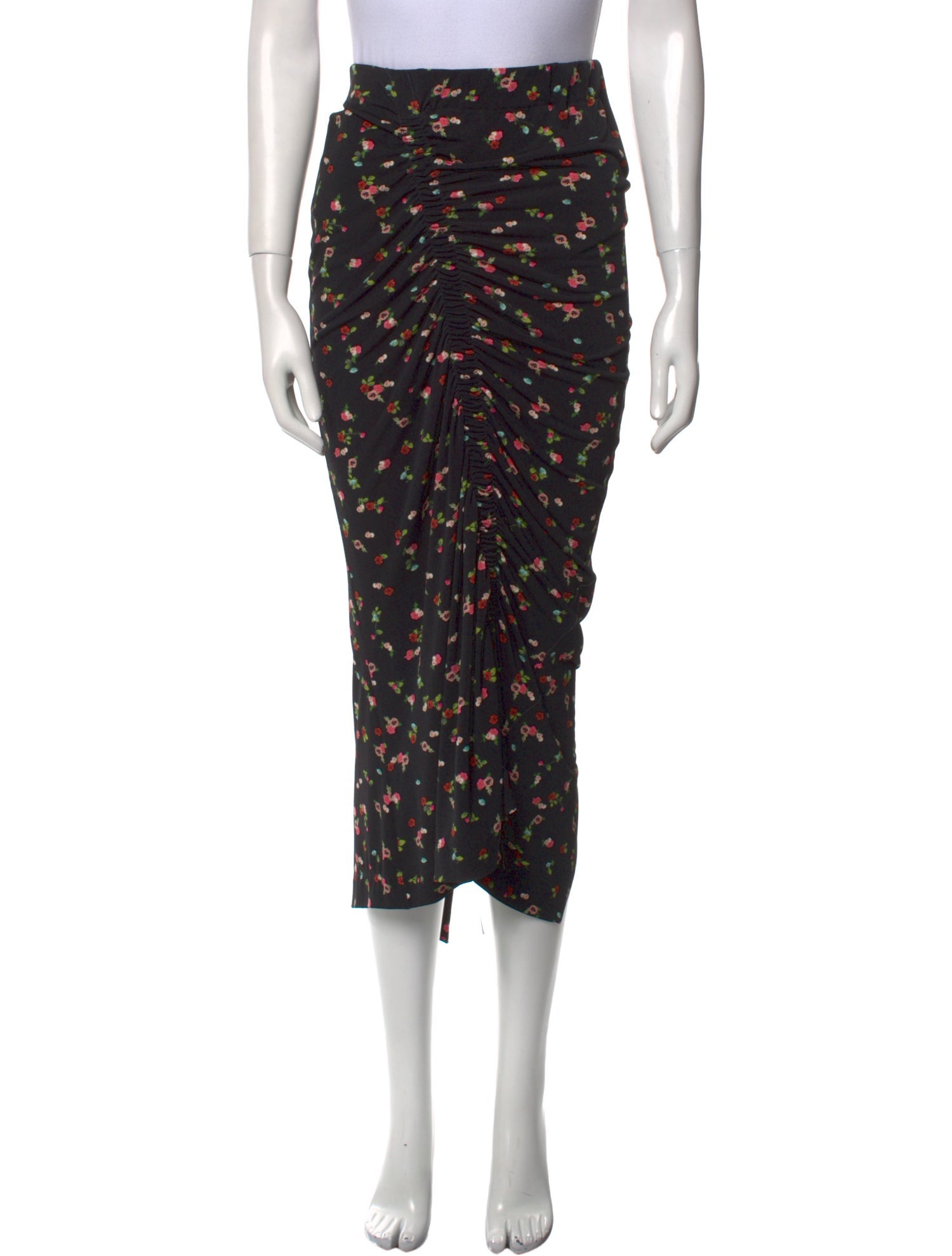 Preen by Thornton Bregazzi Printed Midi Length Skirt