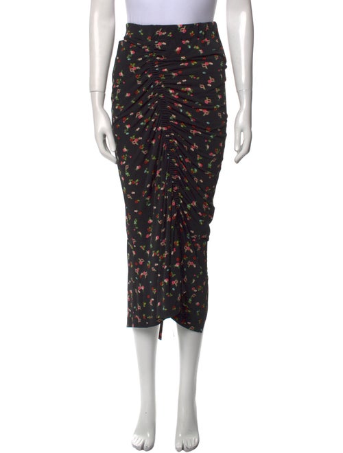 Preen by Thornton Bregazzi Printed Midi Length Skirt