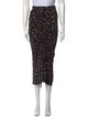 Preen by Thornton Bregazzi Printed Midi Length Skirt