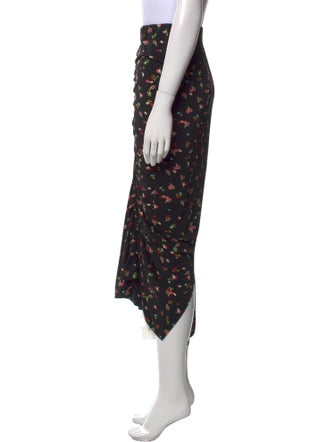 Preen by Thornton Bregazzi Printed Midi Length Skirt
