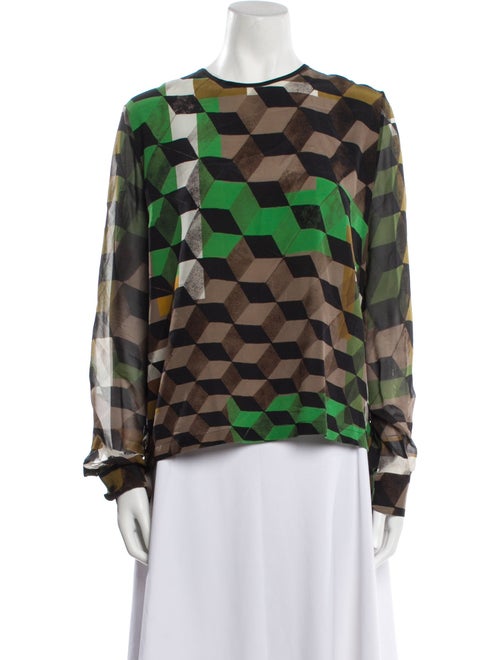 Preen by Thornton Bregazzi Silk Printed Top