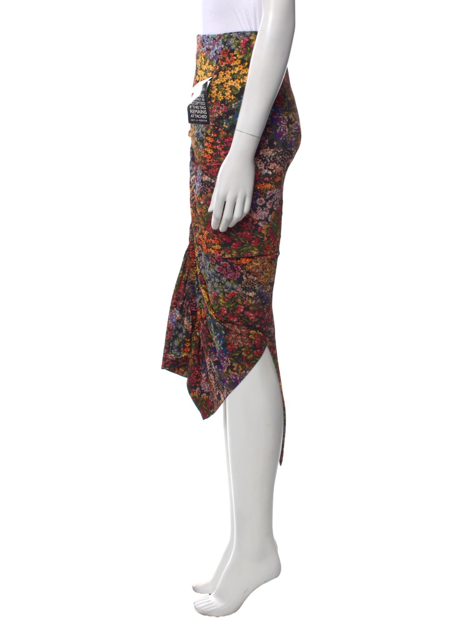 Preen by Thornton Bregazzi Floral Print Midi Length Skirt w/ Tags