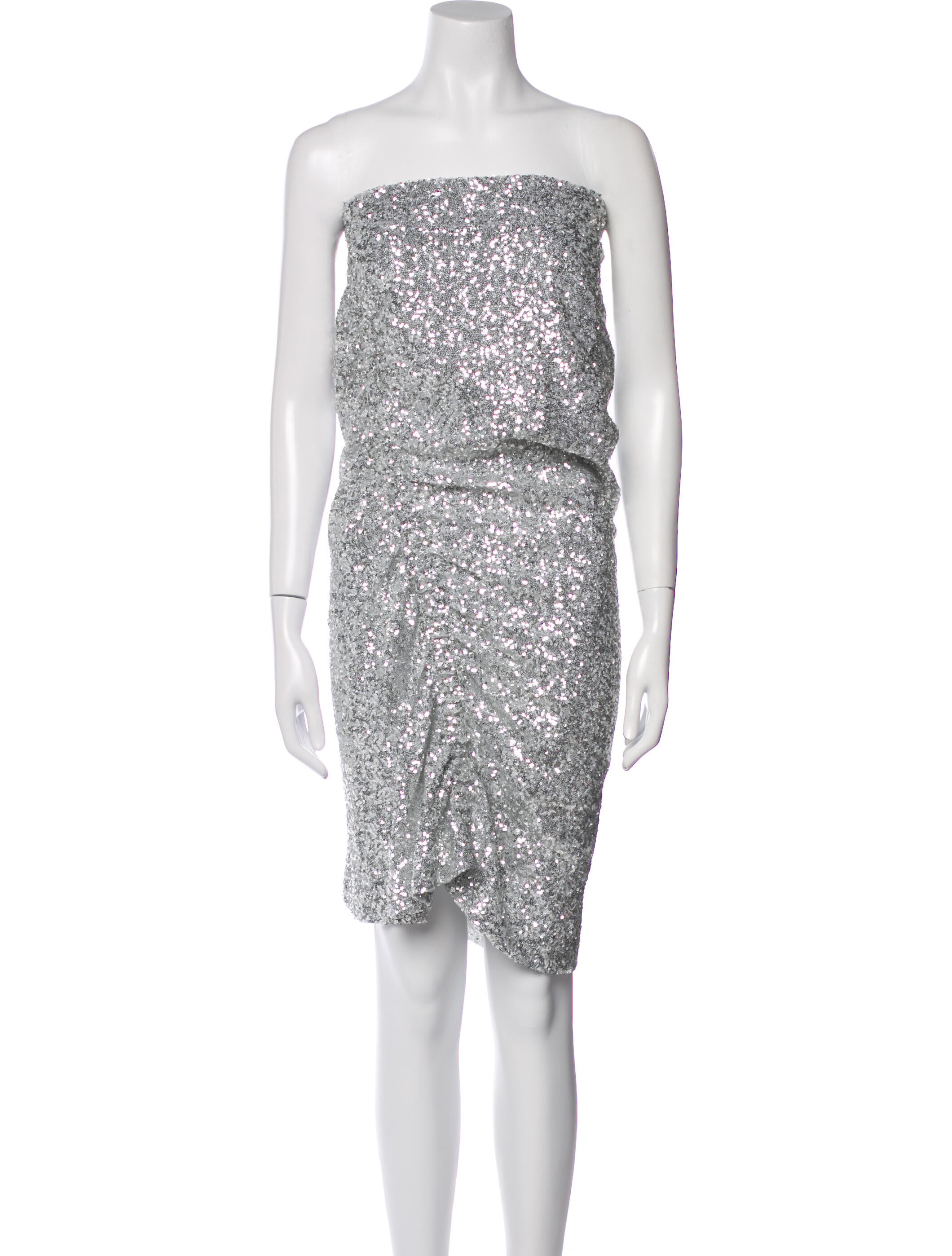 Preen by Thornton Bregazzi Sequin Embellishments Midi Length Skirt