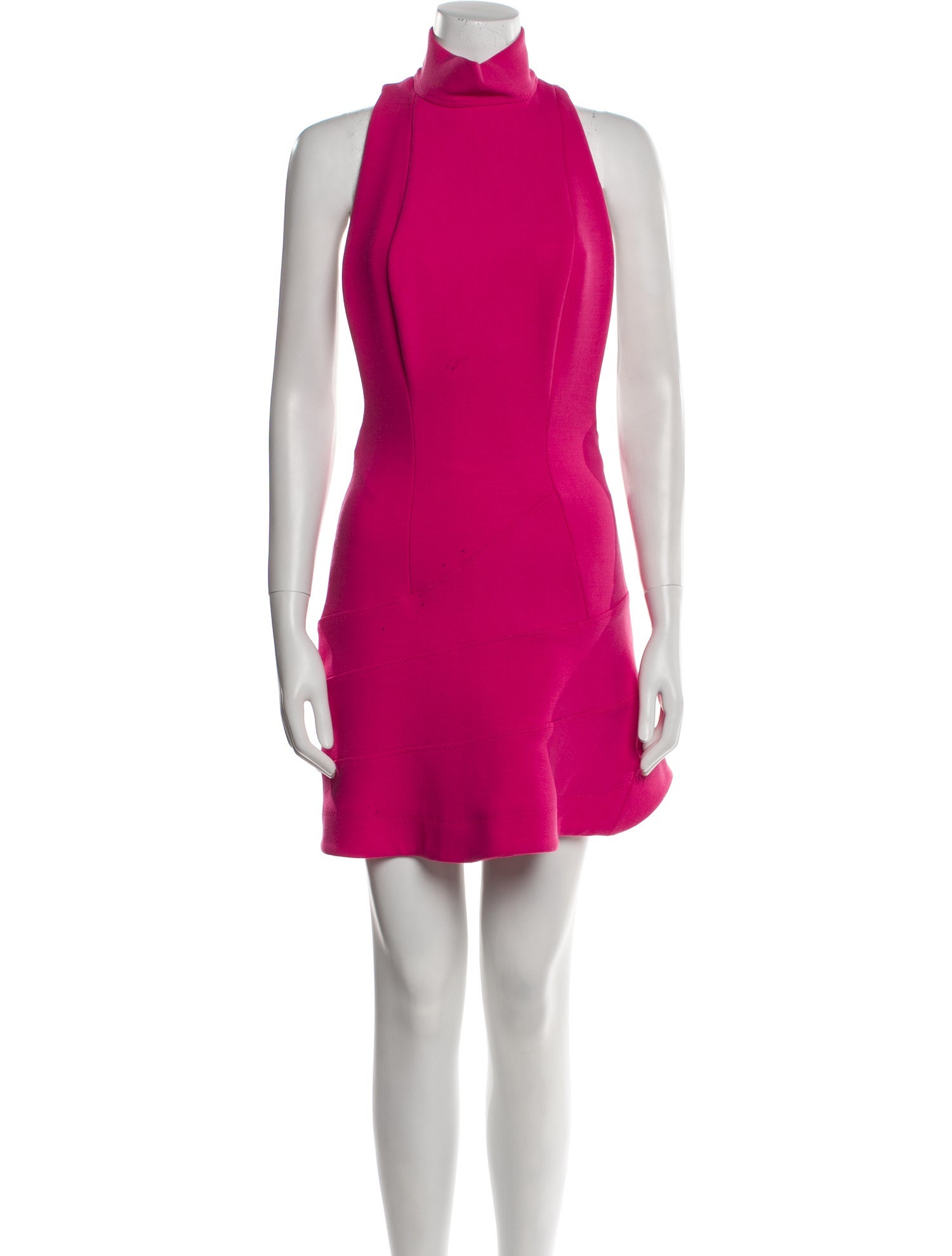 Preen by Thornton Bregazzi Turtleneck Mini Dress