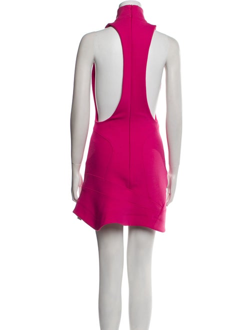 Preen by Thornton Bregazzi Turtleneck Mini Dress