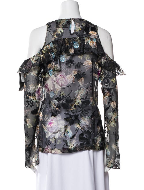 Preen by Thornton Bregazzi Silk Floral Print Blouse